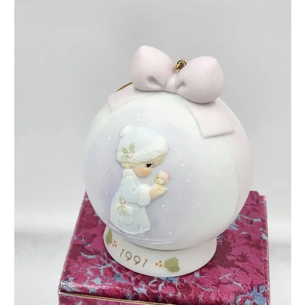 Precious Moments Ornament 526940 May Your Christmas Be Merry Vintage W/Box Tags